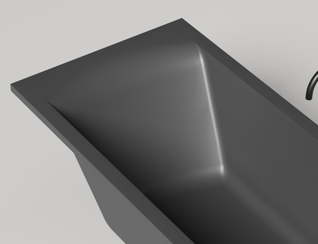 Ванна из литьевго мрамора Salini CASCATA 104813G 170х70 встраиваемая прямоугольная с ножками